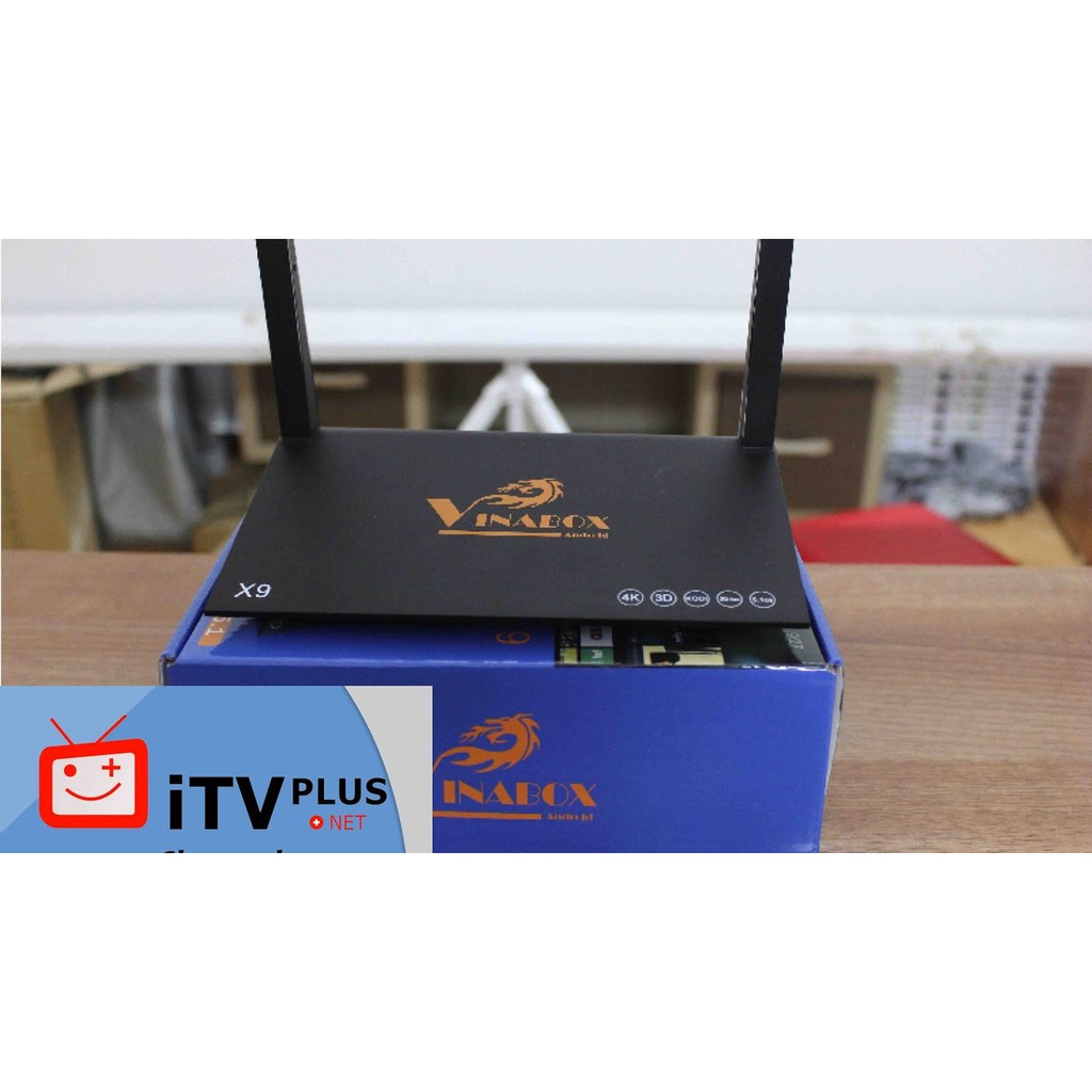 Đầu thu android tv box vinabox x9 ram 2g rom 16g mới 2019