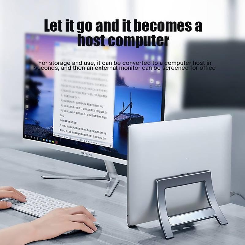 Dllencase Plastic Vertical Laptop Stand  Air/Pro 16 13 15 iPad Gravity adjustment Desktop Holder A121