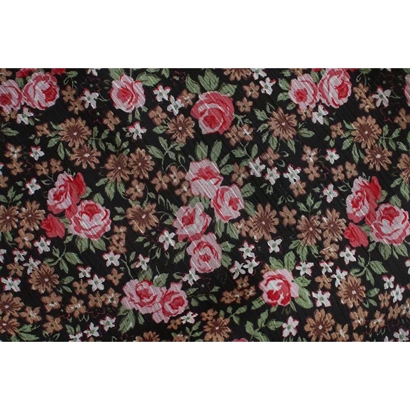 Zara Morocco full tag - đầm Zara voan hoa nhí xinh đẹp