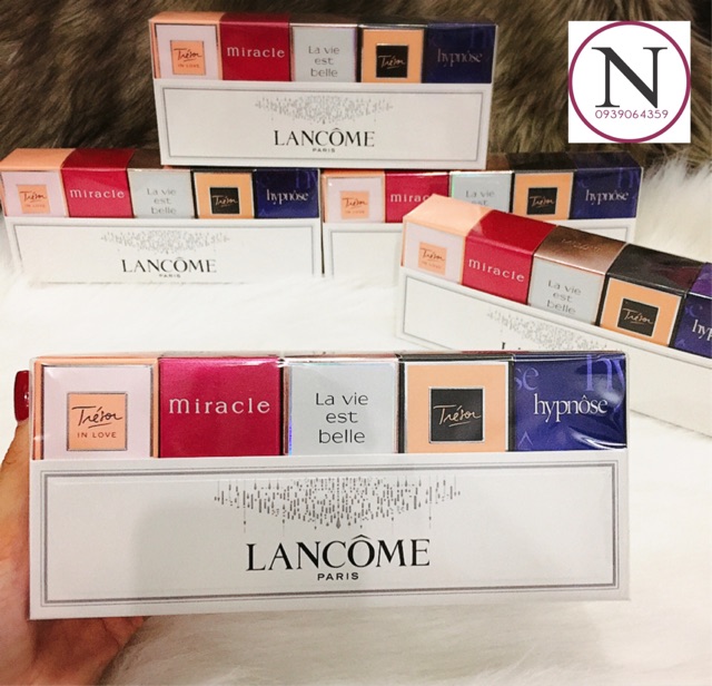 Nước hoa Gift Set Mini LANCOME 5 chai