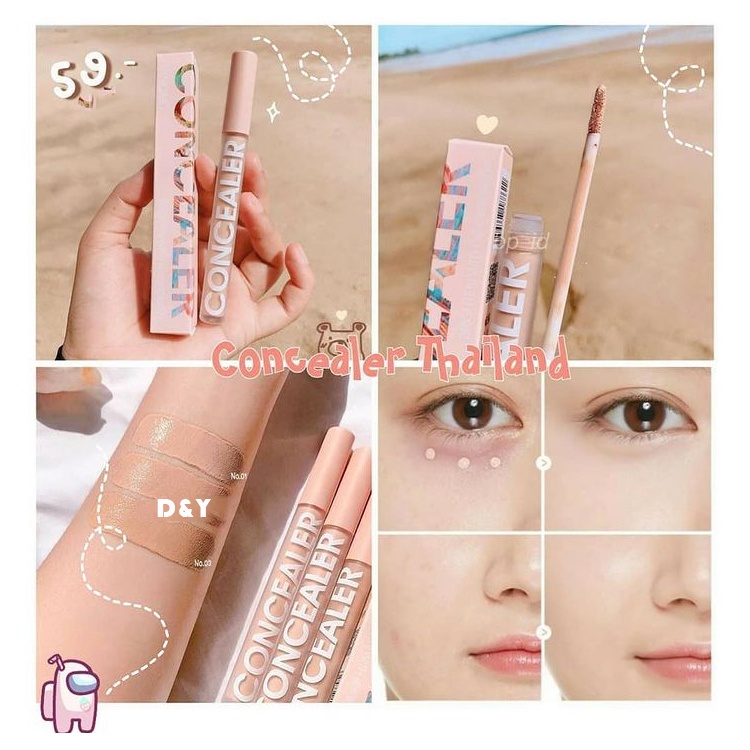 Kem che khuyết điểm dạng lỏng LAMEILA che phủ quầng thâm mắt hiệu quả