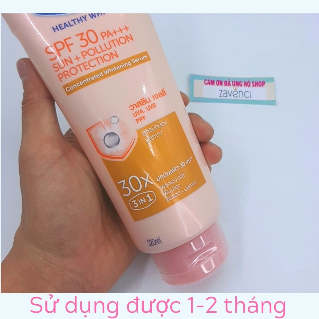 Sữa Dưỡng Thể VASELINE 30X Da Trắng Hồng Gấp 30 Lần Nhanh Chóng (320ml)