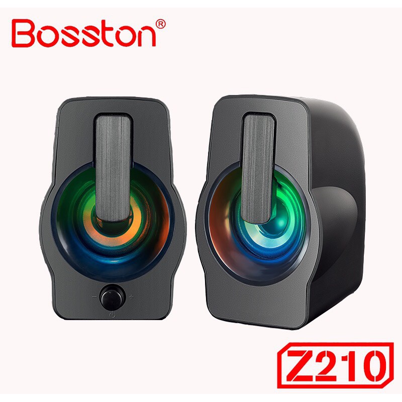 [Mã SKAMSALE03 giảm 10% đơn 200k] LOA VI TÍNH 2.0 BOSSTON Z210 LED RGB