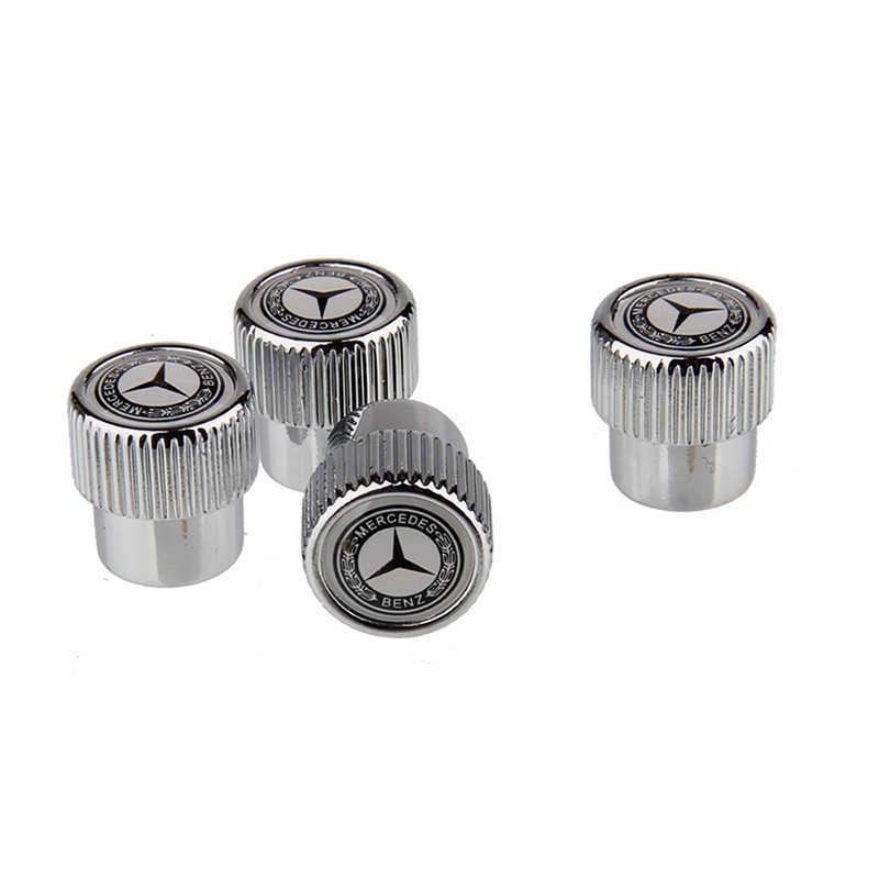 Bộ 4 Nắp Đậy Van Bánh Xe Ô Tô Mercedes Benz W203 W176 W124 W211