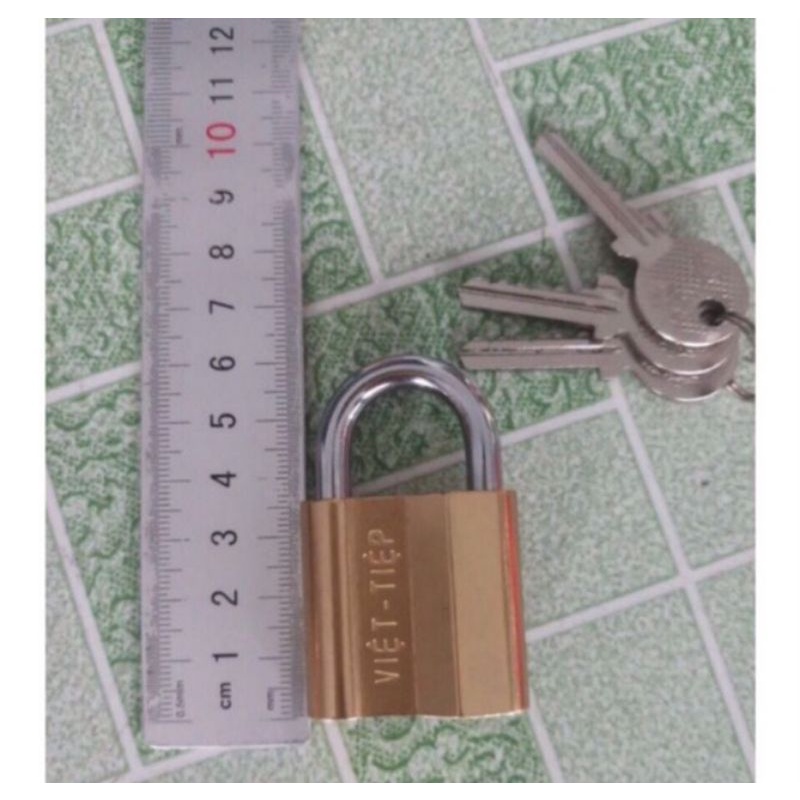 Set 40 ổ khoá việt tiệp dùng chung 1 chìa chủ ( loại 4 phân , khoá giữ chìa , có 15 chìa sơ cua )