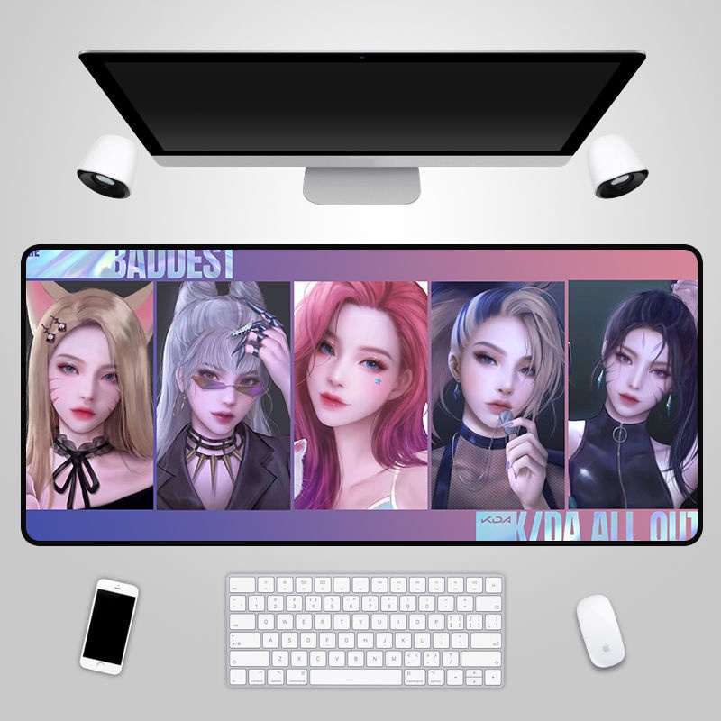 Tấm Lót Chuột Chơi Game Cỡ Lớn Họa Tiết Game Evelyn Kasa lol Chuyên Nghiệp