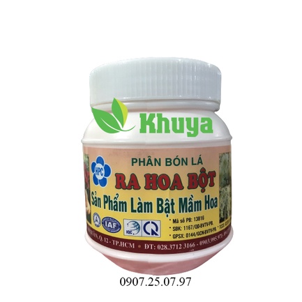 Phân bón lá Ra hoa bột 300gr Giúp bật mầm hoa