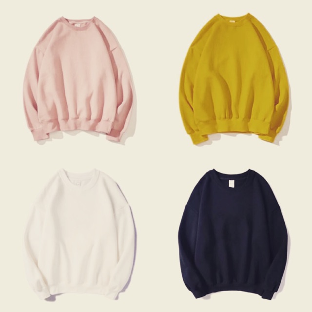 Áo sweater trơn