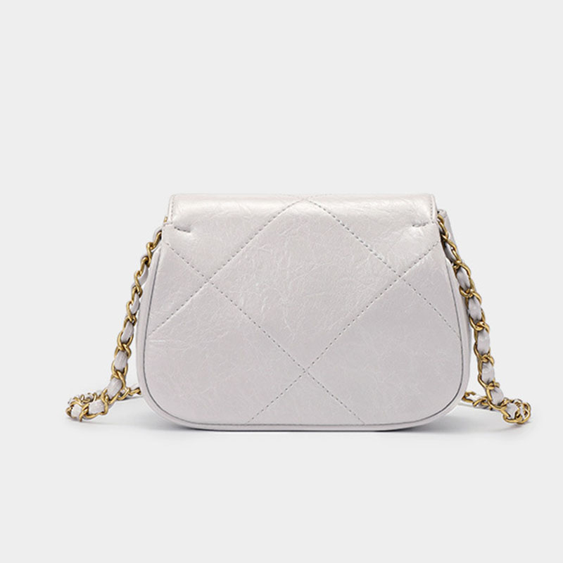 Túi đeo chéo IELGY phối dây xích thời trang thanh lịch dành cho nữ