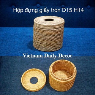 HỘP MÂY GUỘT ĐỰNG GIẤY ĂN
