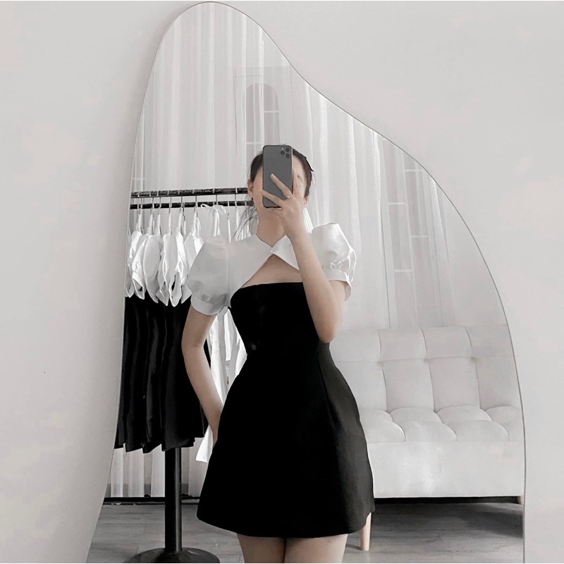 Váy sang chảnh vải tacta