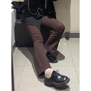 [ORDER] Quần jeans loe nâu hack dáng cho nữ