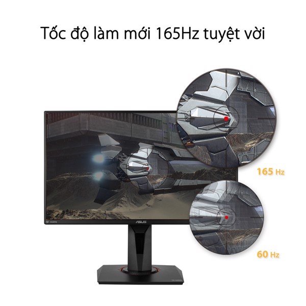 Màn Hình ASUS TUF Gaming VG259QR 24.5" FHD Fast IPS 165Hz G-Sync 1ms