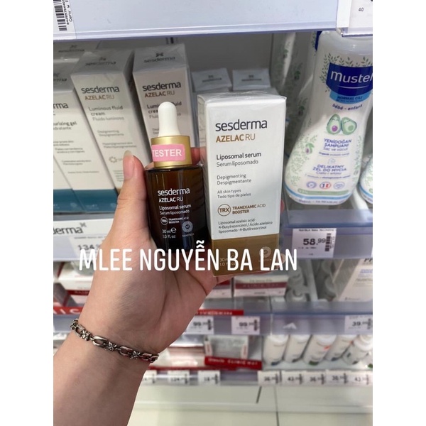 Serum Sesderma Azela Ru dưỡng trắng mờ thâm