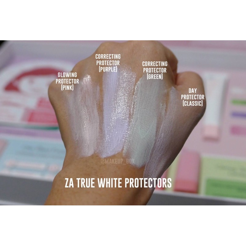 Kem lót dưỡng trắng da chống nắng ban ngày Za True White Day Protector SPF 26 PA++ 35g