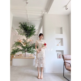 V13- Váy ren TP cao cấp