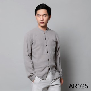 Áo đũi nam dài tay cổ tàu Rough
