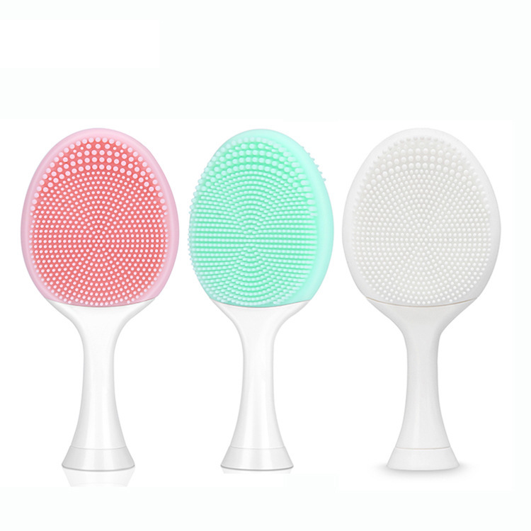 Làm sạch hộ gia đình đồ tạo tác dụng massage silicone cầm tay siêu âm bàn chải điện bàn chải động cơ tương thích