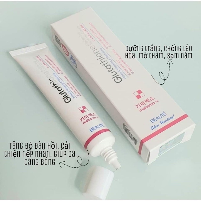 Kem Dưỡng Trắng Melasma X Glutathione Brightening TONE UP Cream 40ml