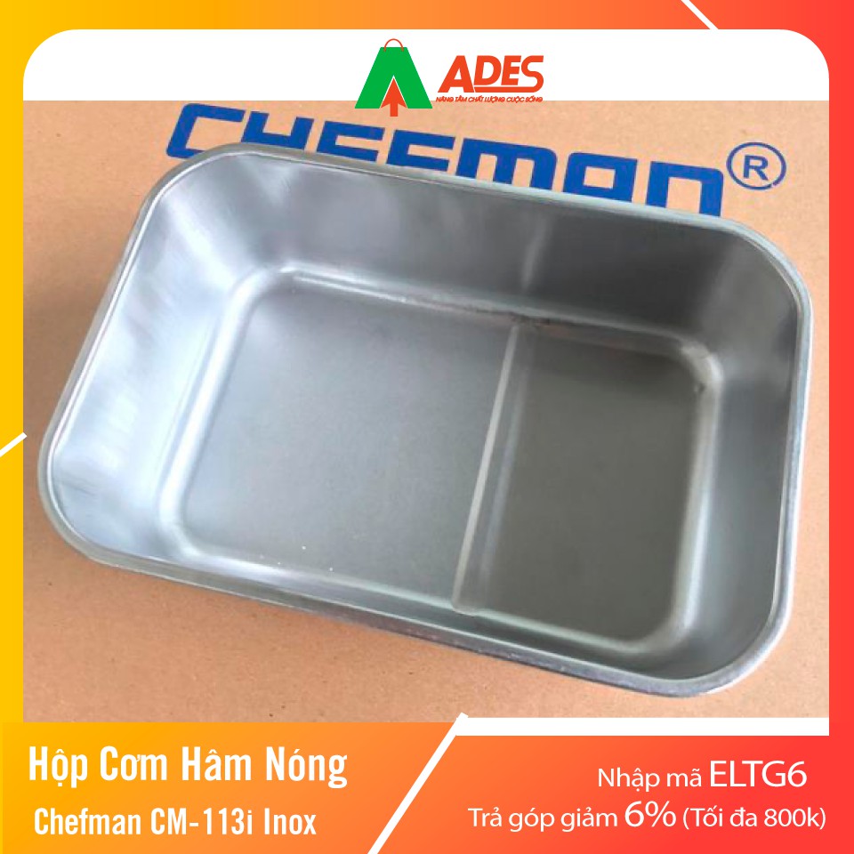 [Chính Hãng, Giá Rẻ] Hộp cơm Chefman CM - 113i | Bảo hành 2 năm