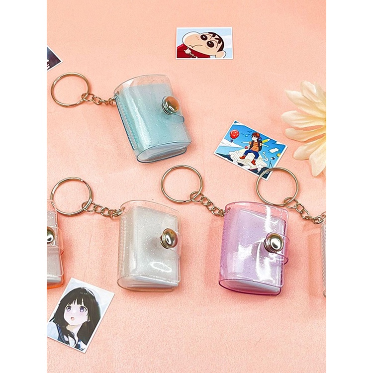 Album Ảnh Mini 1 inch 2 inch Kèm Móc Khóa Sáng Tạo