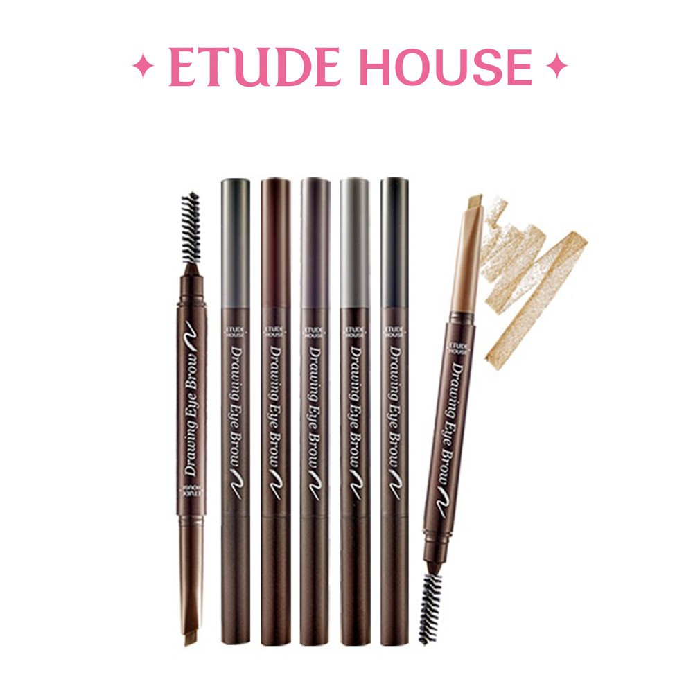 Etude House (Hàng Mới Về) Bút Kẻ Lông Mày 7 Màu Tùy Chọn Phong Cách Hàn Quốc