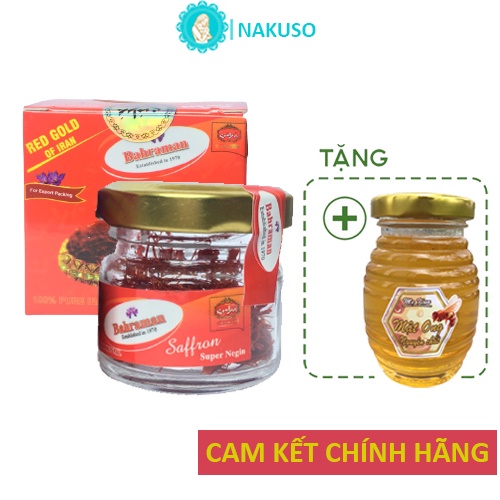Saffron Bahraman I Nhụy Hoa Nghệ Tây Chuẩn Loại 1 (Super negin) I Ngủ ngon I Đẹp Da