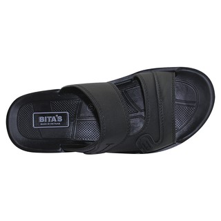 Dép nam Bita's DUM.110 (Đen + Nâu + Vàng bò)