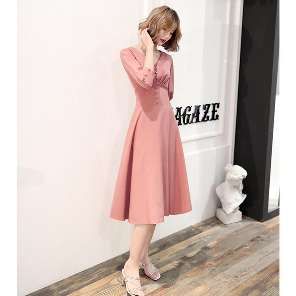 VÁY ĐẸP ĐẦM DÁNG XÒE | VÁY CÔNG SỞ HỒNG XINH YÊU | BigBuy360 - bigbuy360.vn