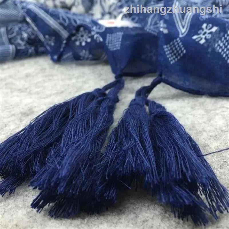 Khăn Choàng Cotton Phong Cách Bohemian Hàn Quốc Cho Nữ