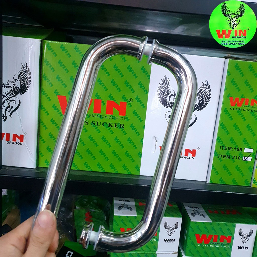 Tay nắm cửa phòng tắm kính tròn,Tay nắm cabin tròn inox sus 304