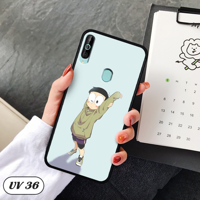 Ốp lưng nhám viền dẻo Samsung Galaxy A60 in hình