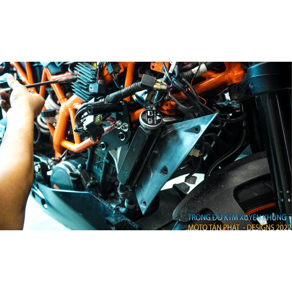 Chống đổ ktm rc 200, chống đổ dàn áo ktm rc 200,rc 250,rc300 m,moto tấn phát