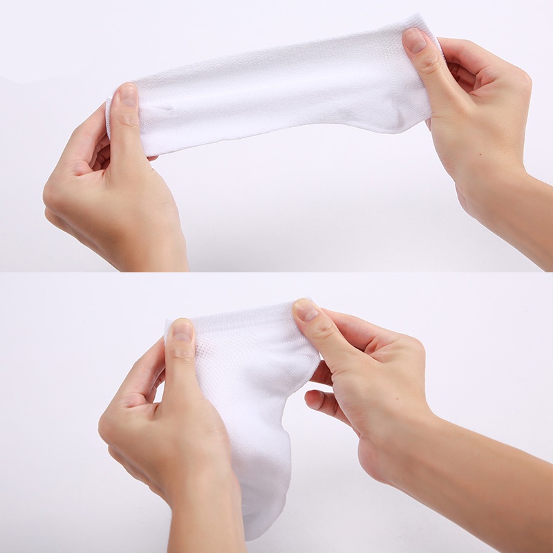 Vớ Cotton Cổ Thấp Thoáng Khí Khử Mùi Cho Nam Size 39-45