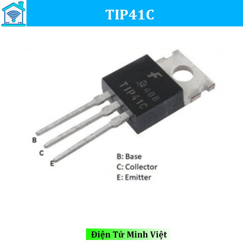 IC Sông Suất TIP41C TO-220 TRANS NPN 6A 100V