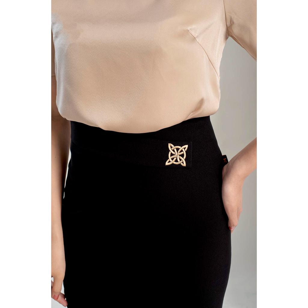 Zuýp ôm Cạp Thêu hình họa tiết MMOutfit M-JU020121020