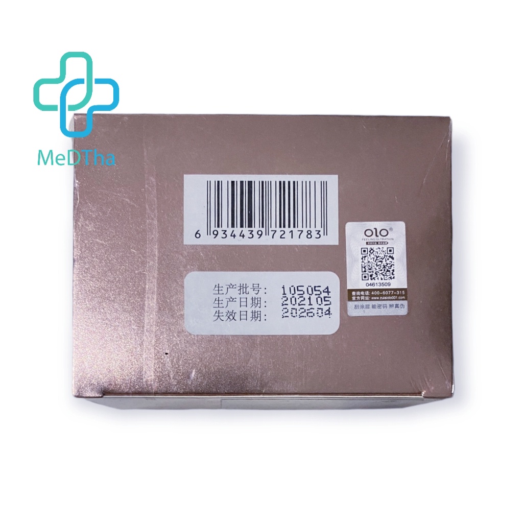 Bao Cao Su OLO - Olo India Delay, Kéo Dài Thời Gian, Cao Su Tự Nhiên, Siêu Mỏng (Hộp 10 chiếc) [Chính Hãng]