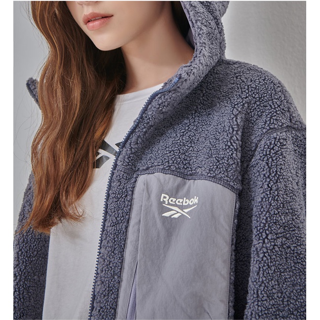 Áo Khoác ngoài giữ ấm mùa đông Hoodie Reebok dành cho Nữ