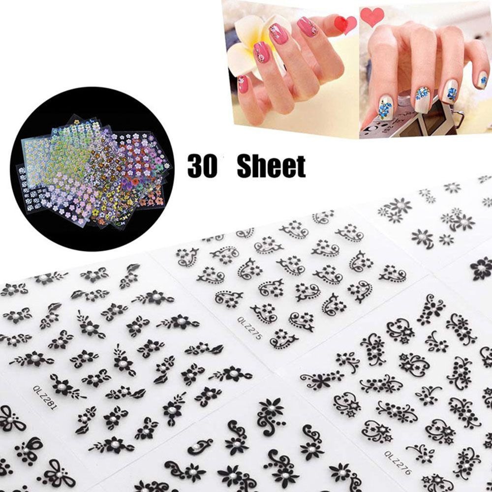 [Hàng mới về] Miếng dán trang trí móng tay 3d thời trang