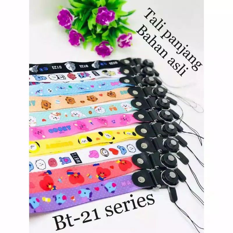 1 Dây Đeo Điện Thoại Hình Bt21 Bts / Hp Bts / Bt21