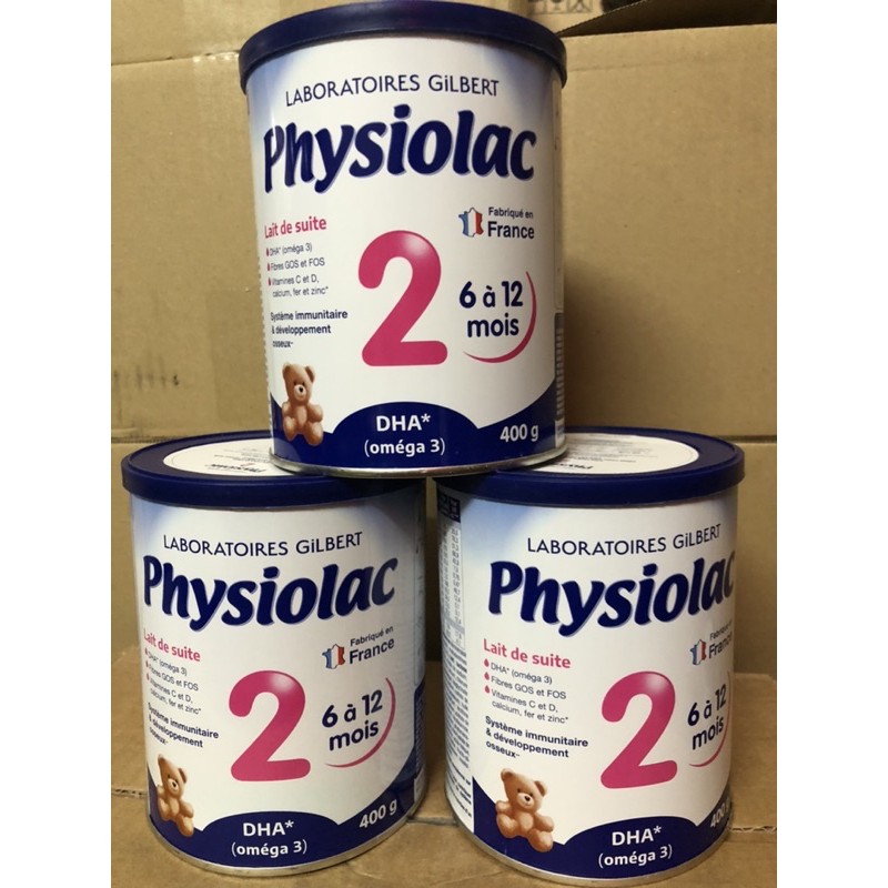 Sữa bột Physiolac 1 - 2 -3( 400G ) Date 9/2023