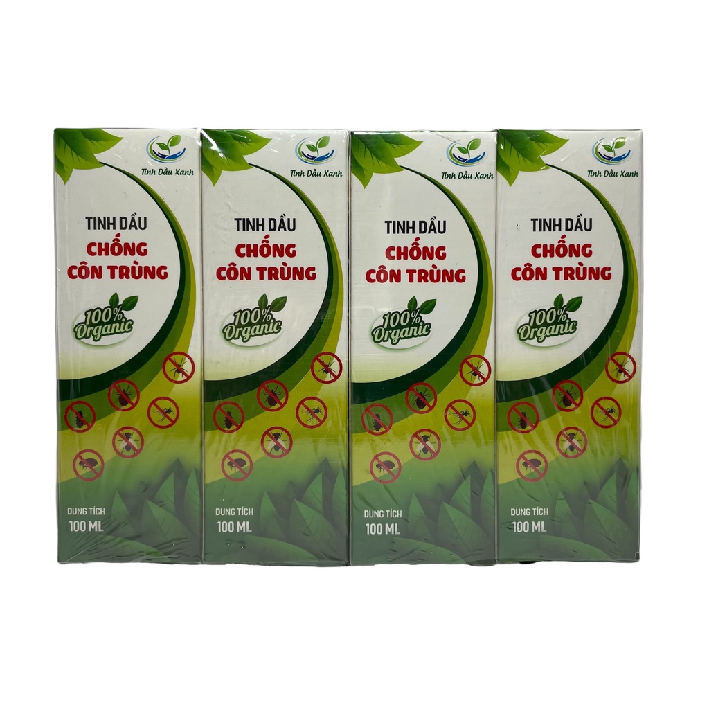 Tinh Dầu Xịt Chống Côn Trùng 100ml Tinh Chất Thiên Nhiên 100% Organic, An Toàn Với Sức Khỏe