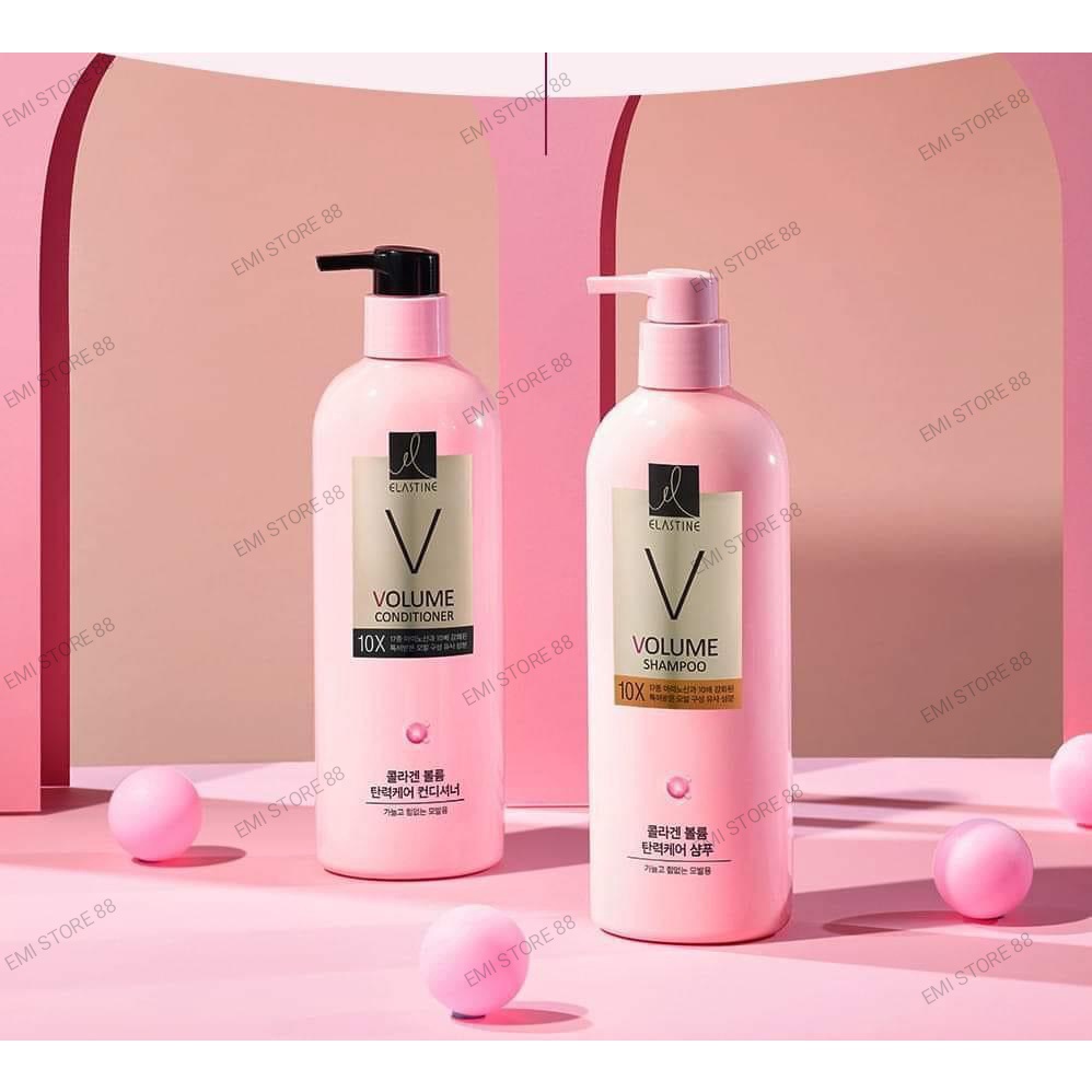 Dầu Gội/ Dầu Xả Chăm Sóc Tóc Hương Nước Hoa - Ngăn Rụng Tóc, Giúp Tóc Suôn Mượt, Bồng Bềnh Hàn Quốc Elastine 10X 680ml