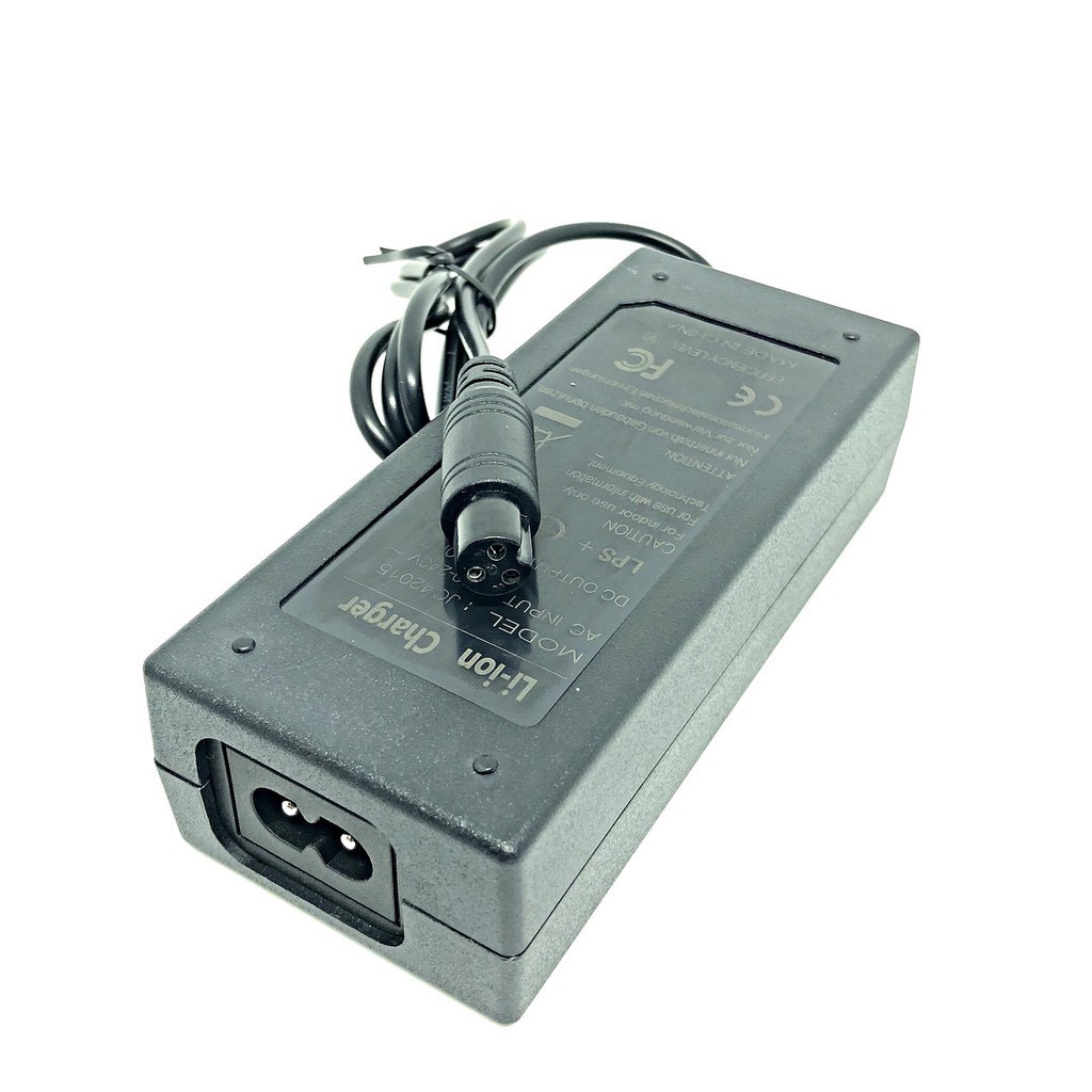 Sạc Xe Điện Cân Bằng 2 Bánh 42V Giắc tròn 3 chấu , đèn báo đầy