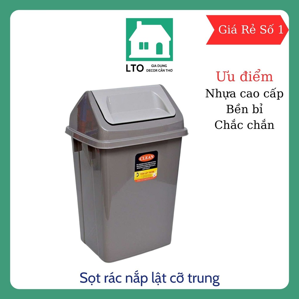 (FREESHIP) THÙNG RÁC LẬT DUY TÂN