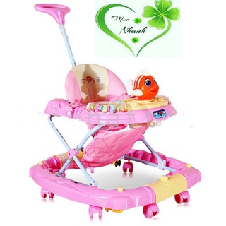 [HÀNG THÙNG] Xe tập đi làm bập bênh 2 trong 1 có nhạc có tay đẩy