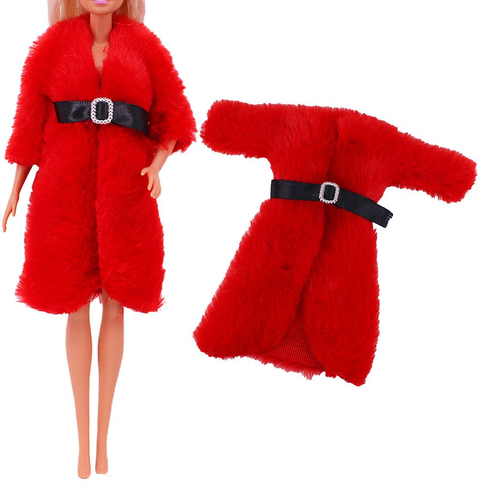 Áo Khoác Lông Dáng Dài 26-30cm Thời Trang Mùa Đông Cho Búp Bê Nhiều Màu Sắc