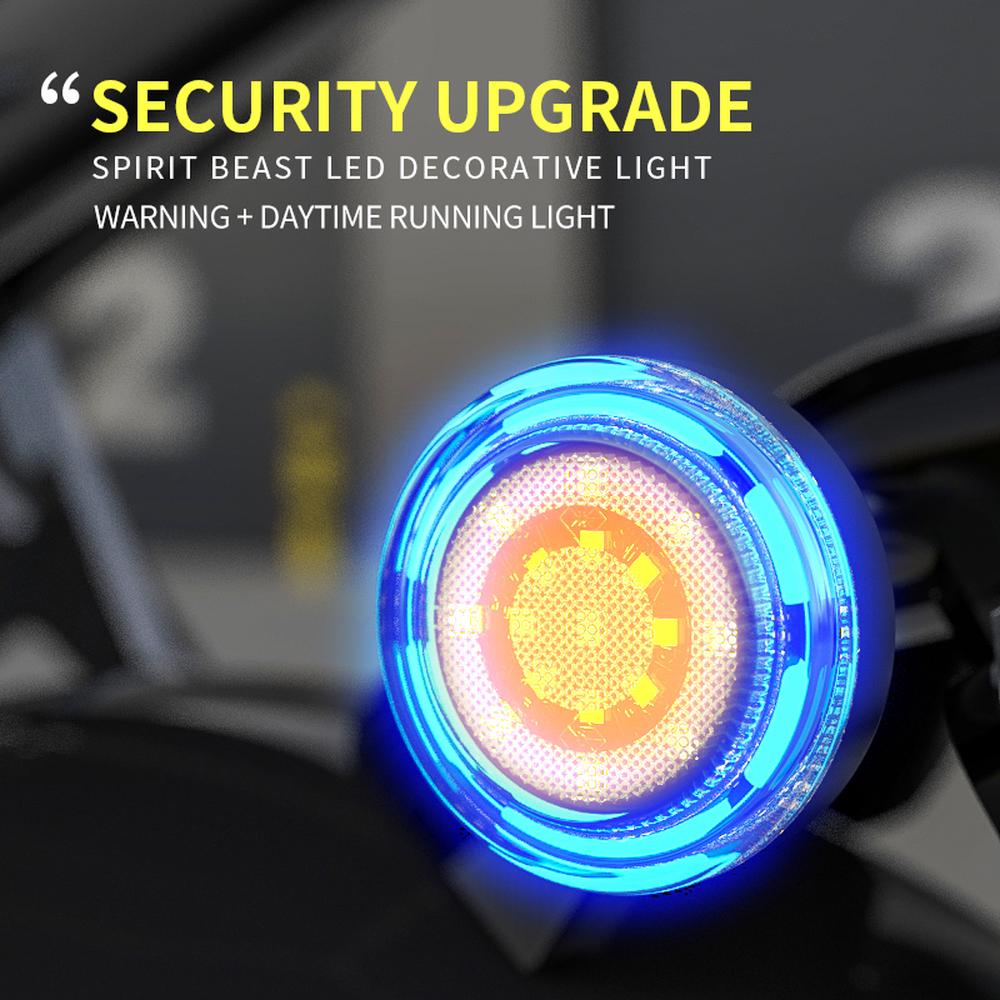 Motorcycle LED Lights Highlight Headlights Accessories 12V Motor ATV SCOOTER Motorbike Light