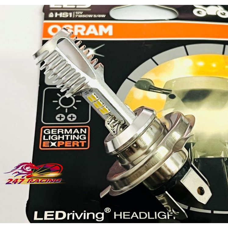 Đèn Pha Led OSRAM Chân H4 với 6 Tim Led Dành Cho Mọi Loại Xe Máy