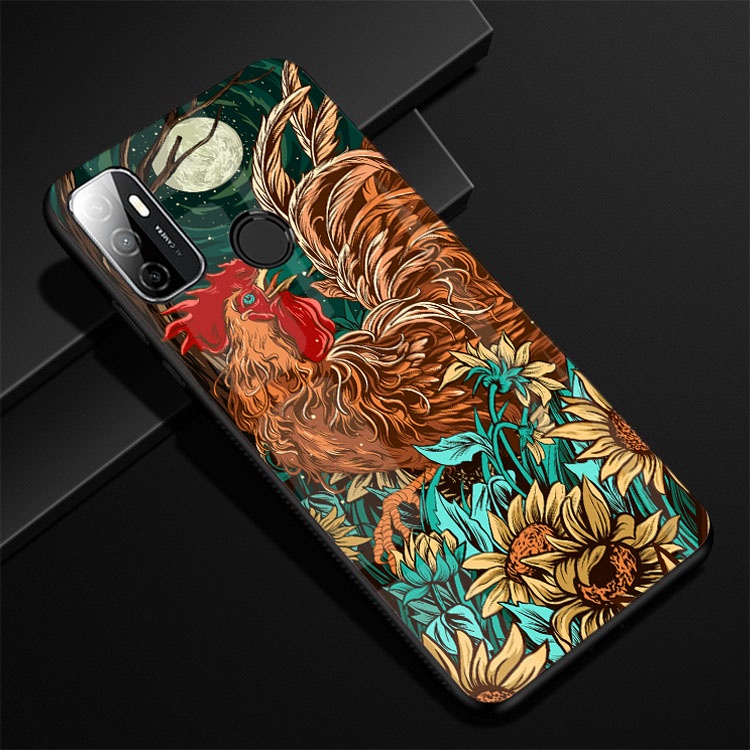 Ốp Lưng OPPO A53 mặt kính cường lực cao cấp thiết kế Độc Quyền